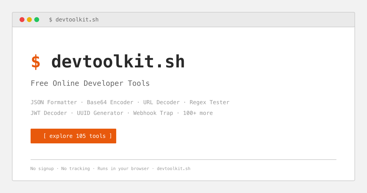 Image Diff Tool — Compare Two Images Pixel by Pixel | devtoolkit.sh